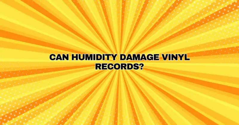 Can humidity damage vinyl records?