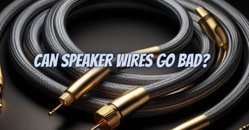 Can speaker wires go bad?