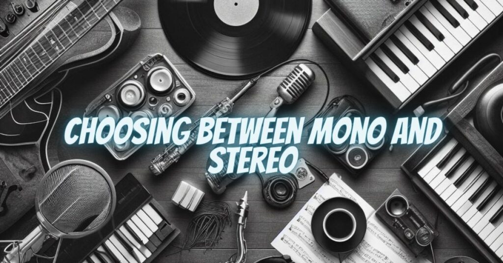 Choosing Between Mono and Stereo