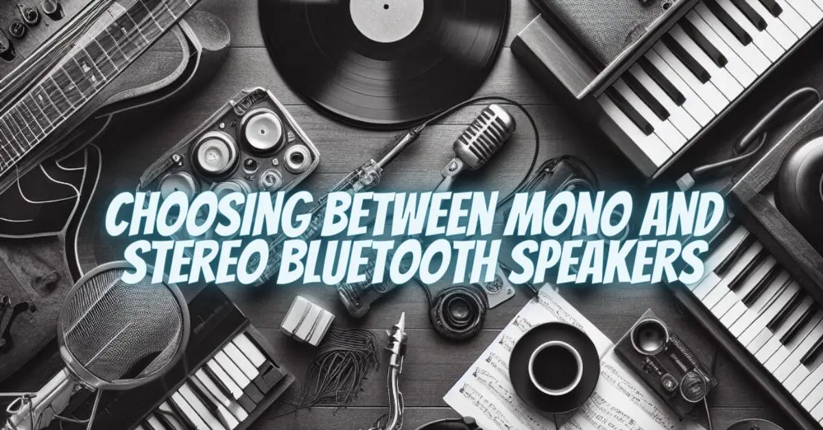 Choosing Between Mono and Stereo Bluetooth Speakers All For Turntables