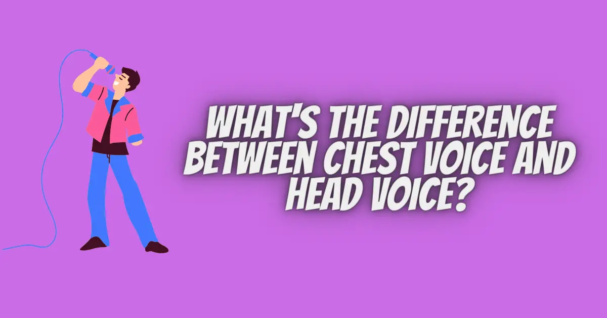 What's the difference between chest voice and head voice? All For