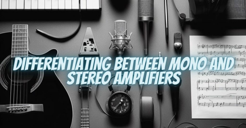 Differentiating Between Mono and Stereo Amplifiers