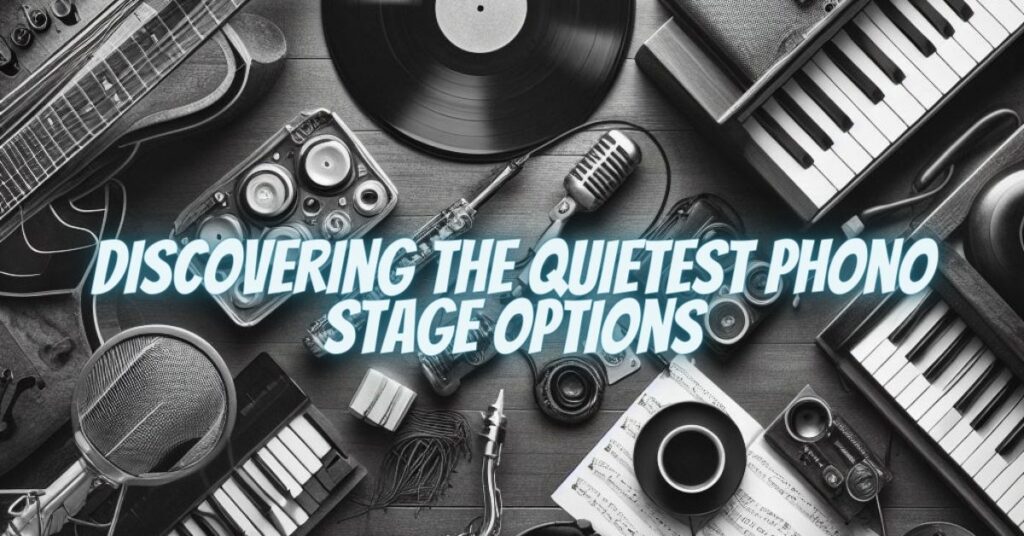 Discovering the Quietest Phono Stage Options