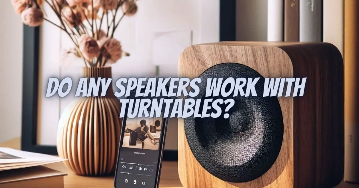 Do any speakers work with turntables? All For Turntables