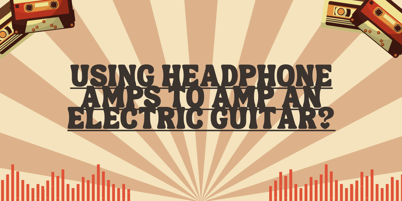 Using Headphone amps to amp an electric guitar? All For Turntables