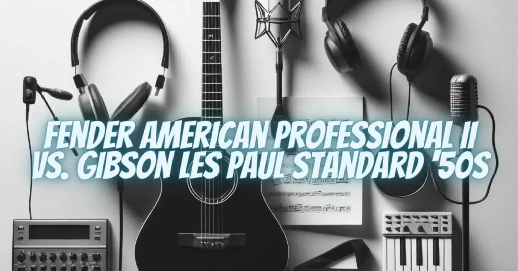 Fender American Professional II vs. Gibson Les Paul Standard '50s