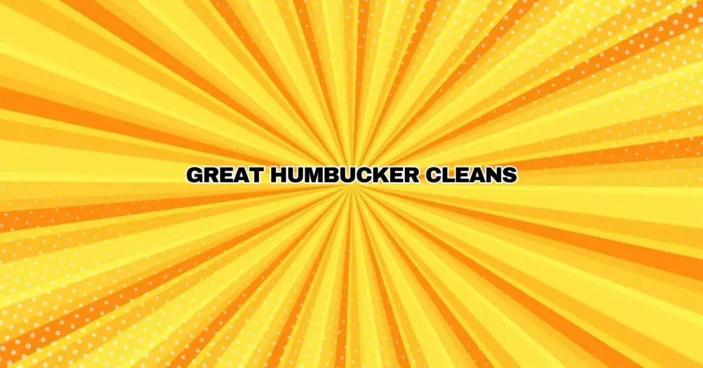 Great Humbucker Cleans