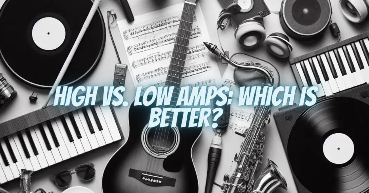 High vs. Low Amps Which is Better? All For Turntables