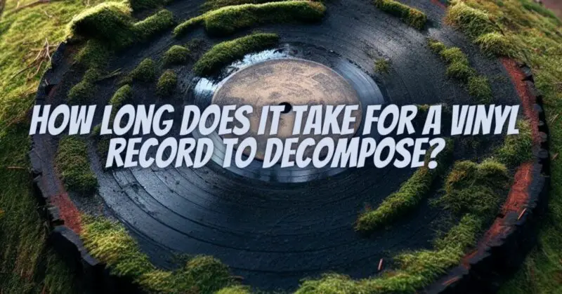 How long does it take for a vinyl record to decompose?