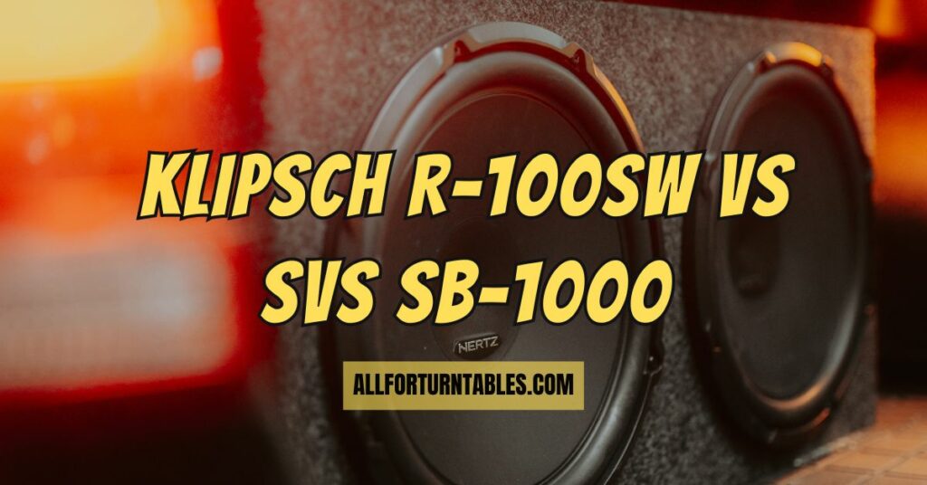 Klipsch R-100SW vs SVS SB-1000