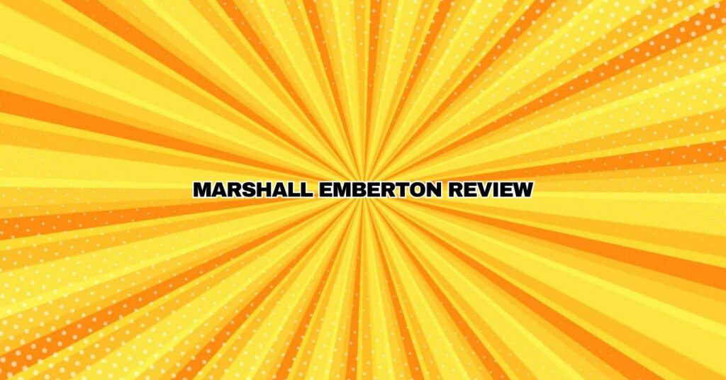 Marshall Emberton Review