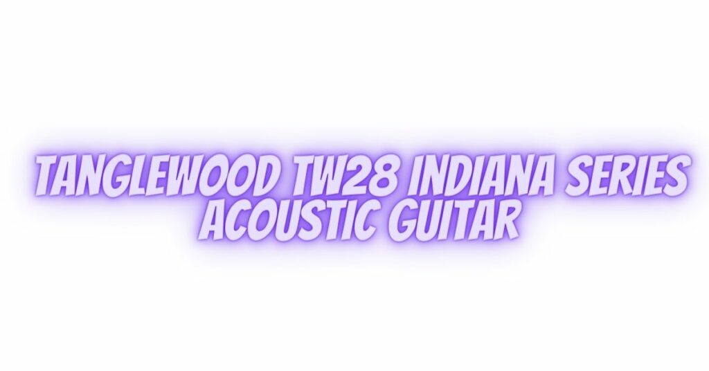 Tanglewood tw28 Indiana Series acoustic guitar