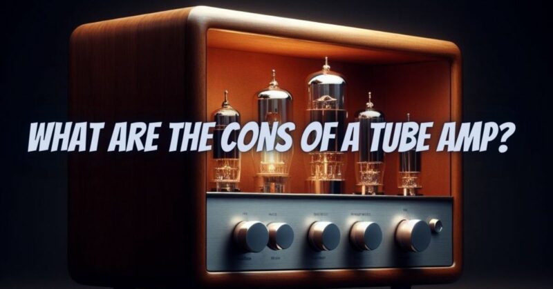 What are the cons of a tube amp?