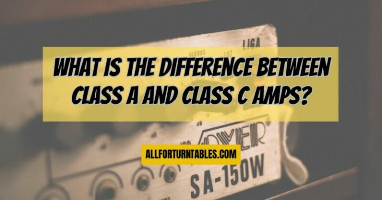 What is the difference between Class A and Class C amps? - All For ...