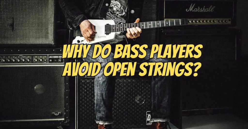 Why do bass players avoid open strings? All For Turntables