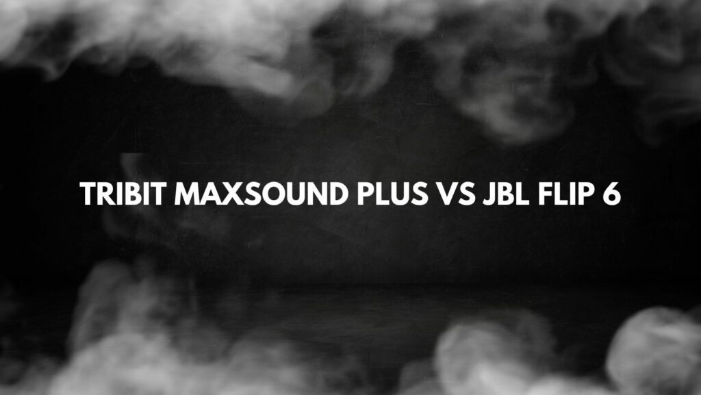 Tribit MaxSound Plus vs JBL Flip 6