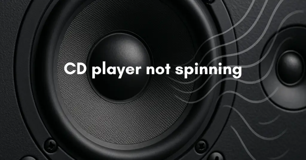 CD player not spinning