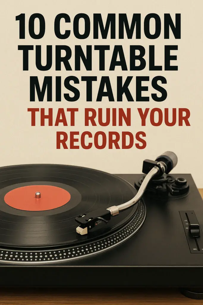 10 Common Turntable Mistakes That Ruin Your Records