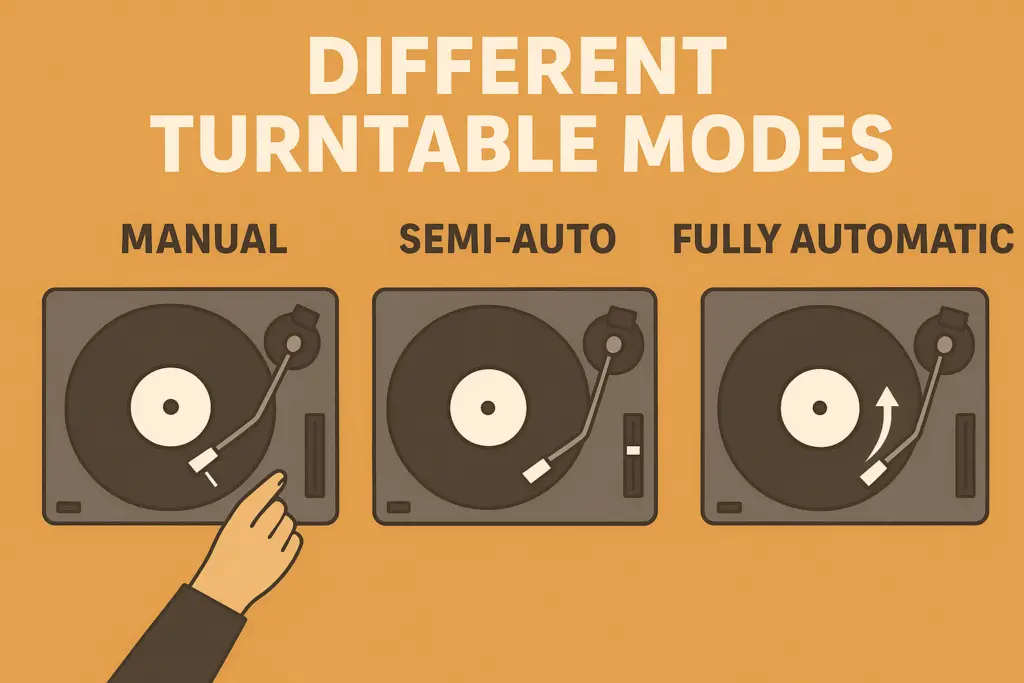 Different Turntable Modes Explained