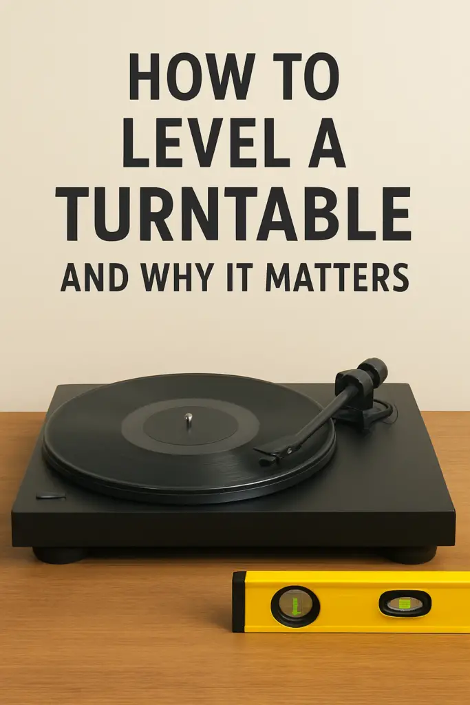 How to Level a Turntable and Why It Matters