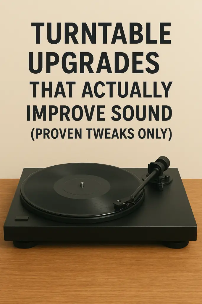 Turntable Upgrades That Actually Improve Sound