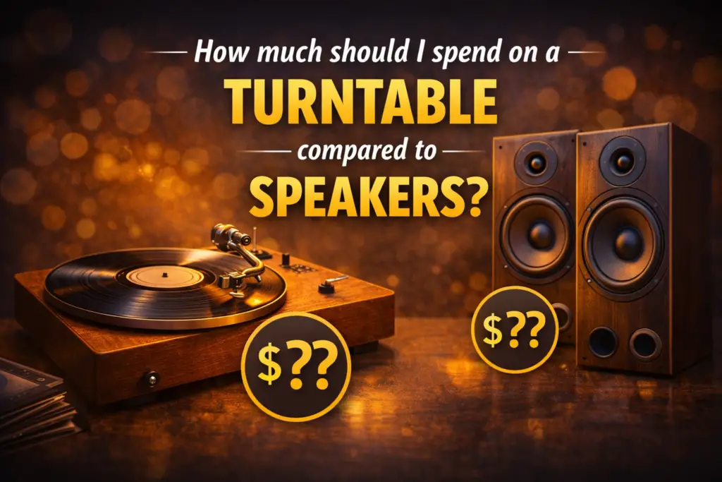 How Much Should I Spend on a Turntable Compared to Speakers?
