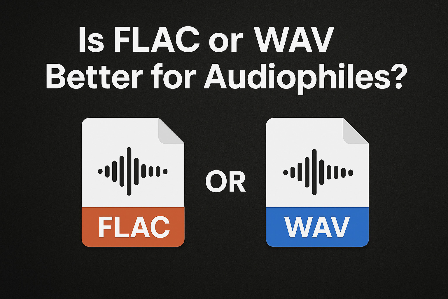 Is FLAC or WAV Better for Audiophiles?