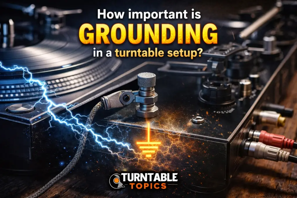 How Important Is Grounding in a Turntable Setup?