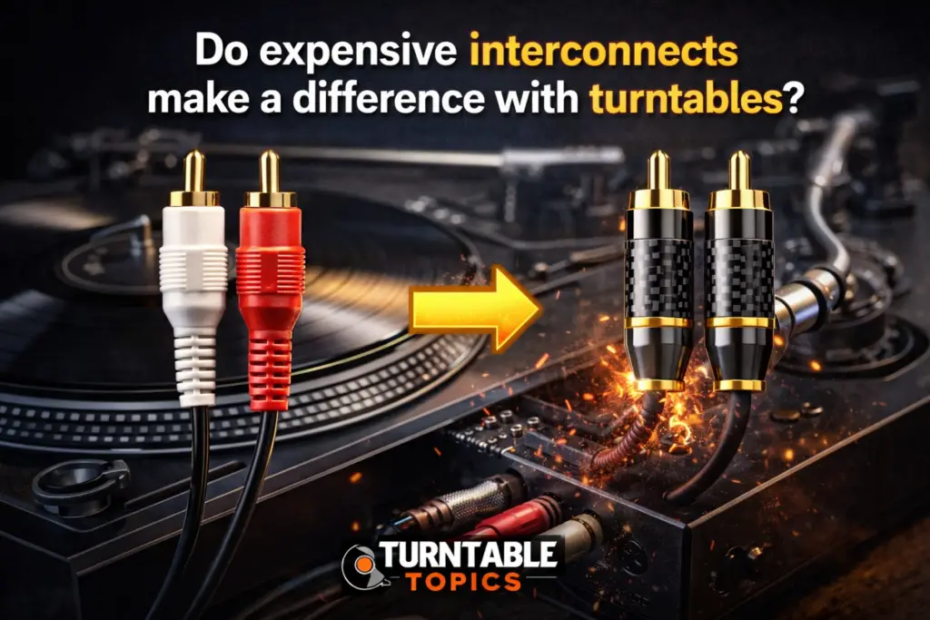 Do Expensive Interconnects Make a Difference with Turntables?