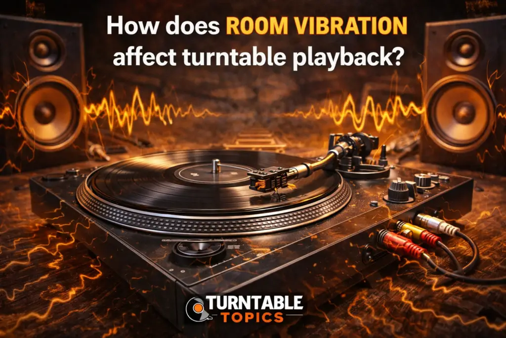 How Does Room Vibration Affect Turntable Playback?