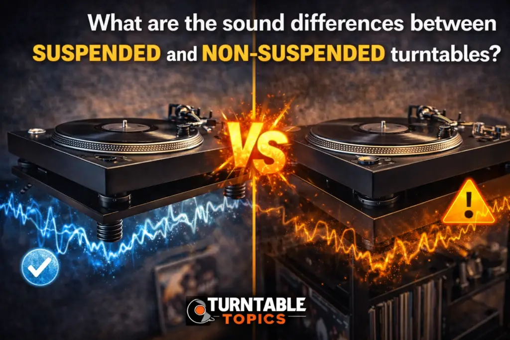 What Are the Sound Differences Between Suspended and Non-Suspended Turntables?