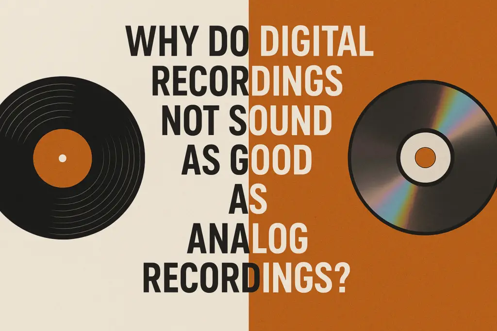 Why Do Digital Recordings Not Sound as Good as Analog Recordings?