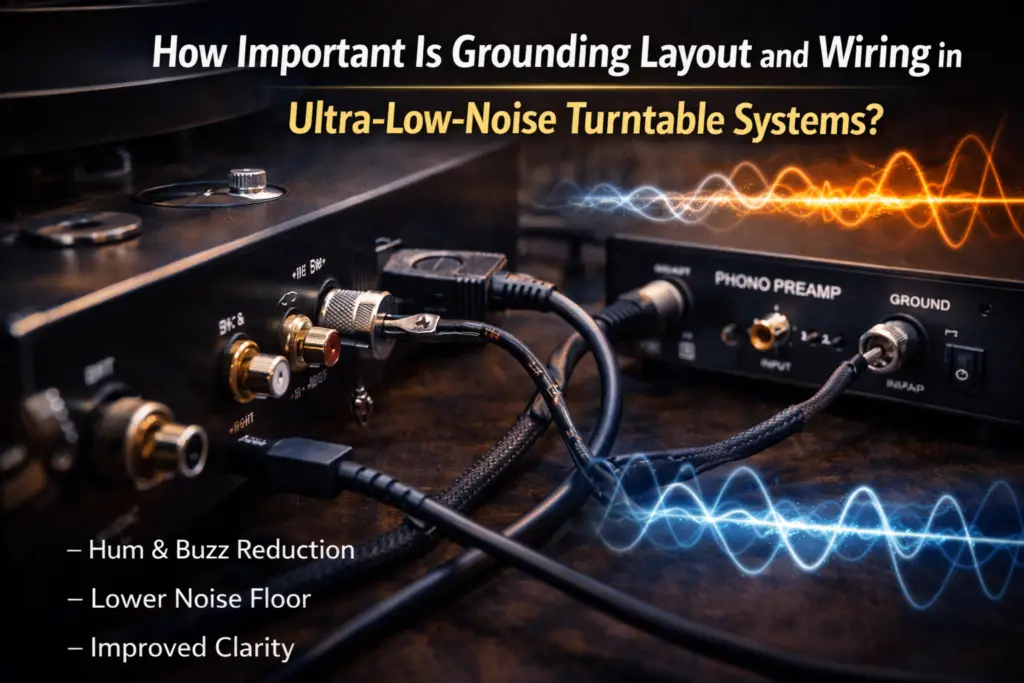 How Important Is Grounding Layout and Wiring in Ultra-Low-Noise Turntable Systems?