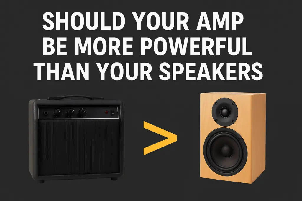 Should Your Amp Be More Powerful Than Your Speakers?