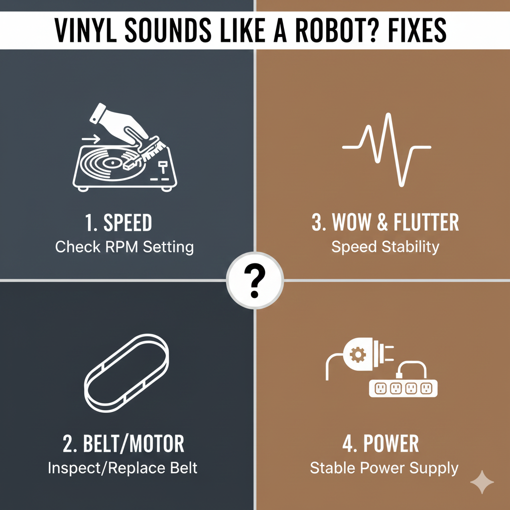 Why Does My Vinyl Sound Like a Robot?